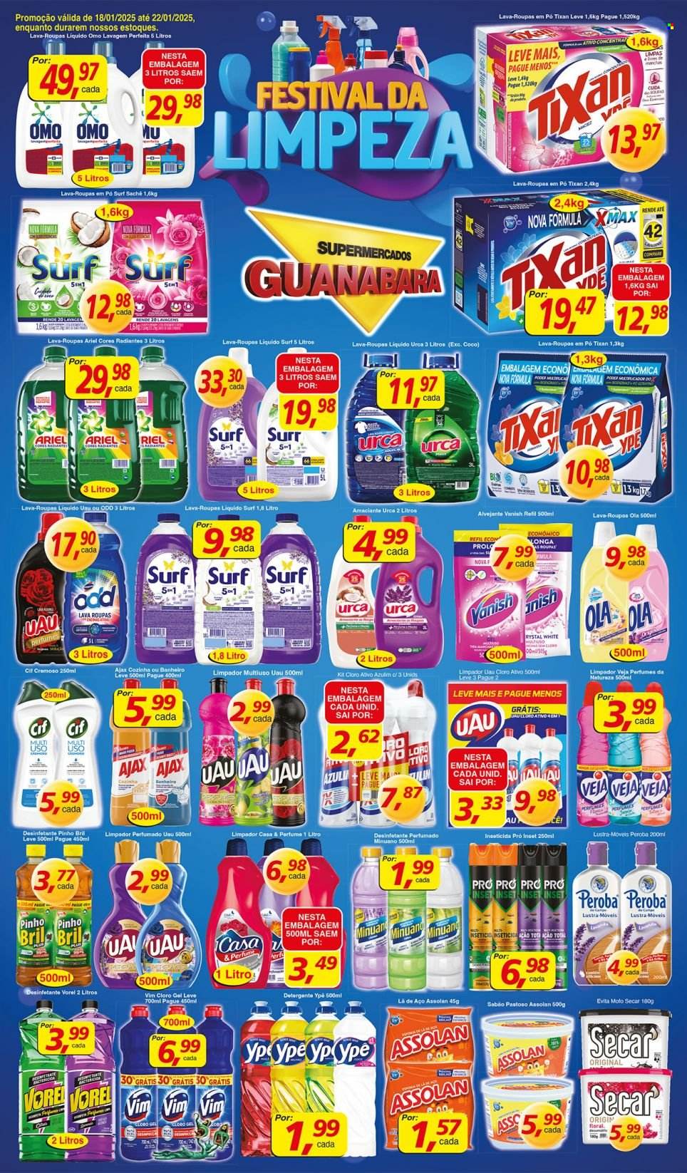 Folheto Supermercados Guanabara - 18/01/2025 - 22/01/2025. Página 8