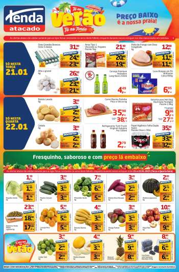 Folheto Tenda Atacado - 21/01/2025 - 22/01/2025.
