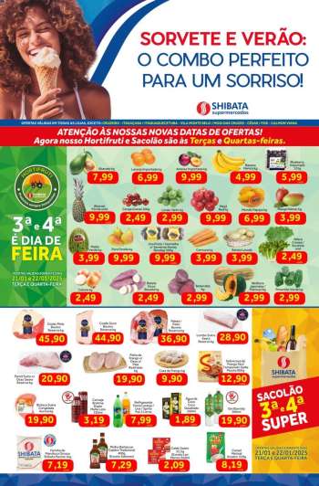 Folheto Shibata Supermercados - 21/01/2025 - 27/01/2025.