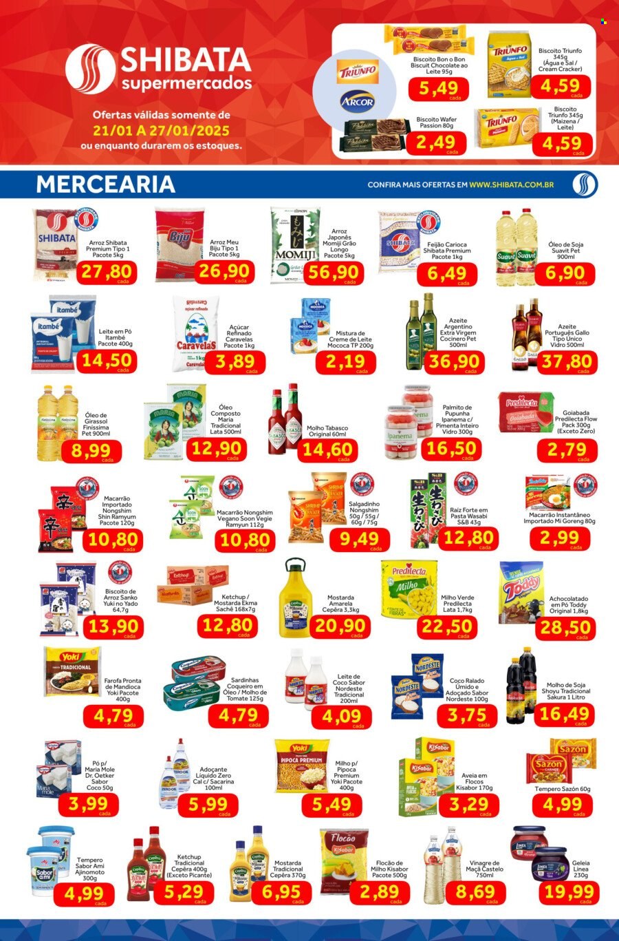 Folheto Shibata Supermercados - 21/01/2025 - 27/01/2025. Página 2