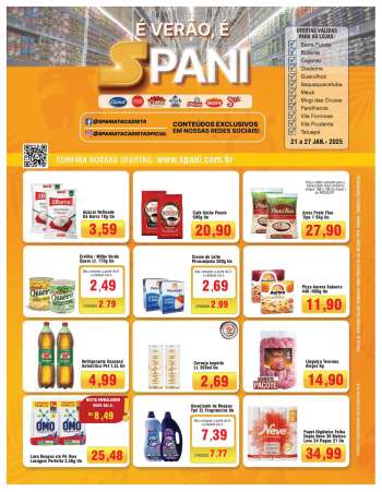 Folheto Spani Atacadista - 21/01/2025 - 27/01/2025.