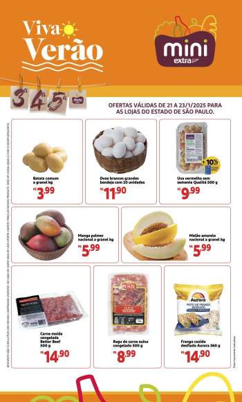 Folheto Mini Extra - 21/01/2025 - 23/01/2025.