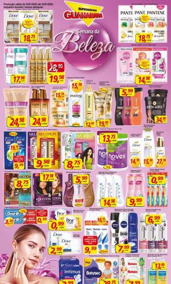 Folheto Supermercados Guanabara - 23/01/2025 - 24/01/2025.