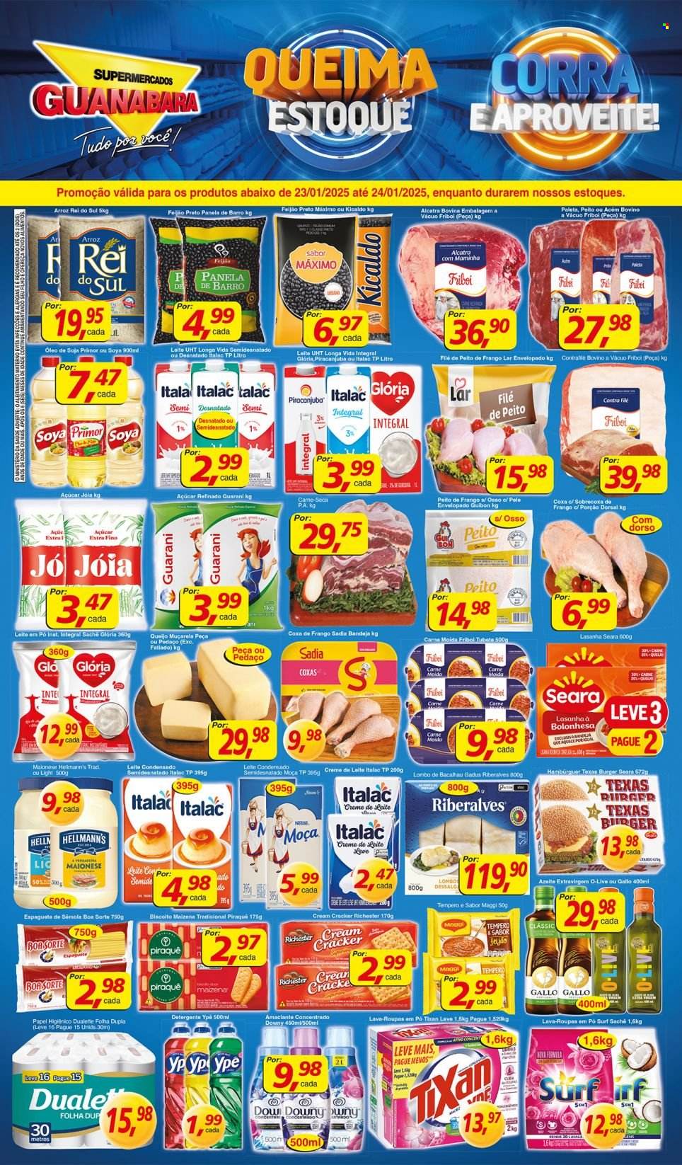 Folheto Supermercados Guanabara - 23/01/2025 - 24/01/2025. Página 12