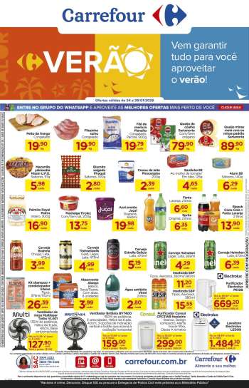 Folheto Carrefour Hiper - 24/01/2025 - 26/01/2025.