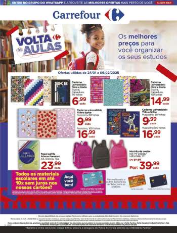 Folheto Carrefour Hiper - 24/01/2025 - 06/02/2025.