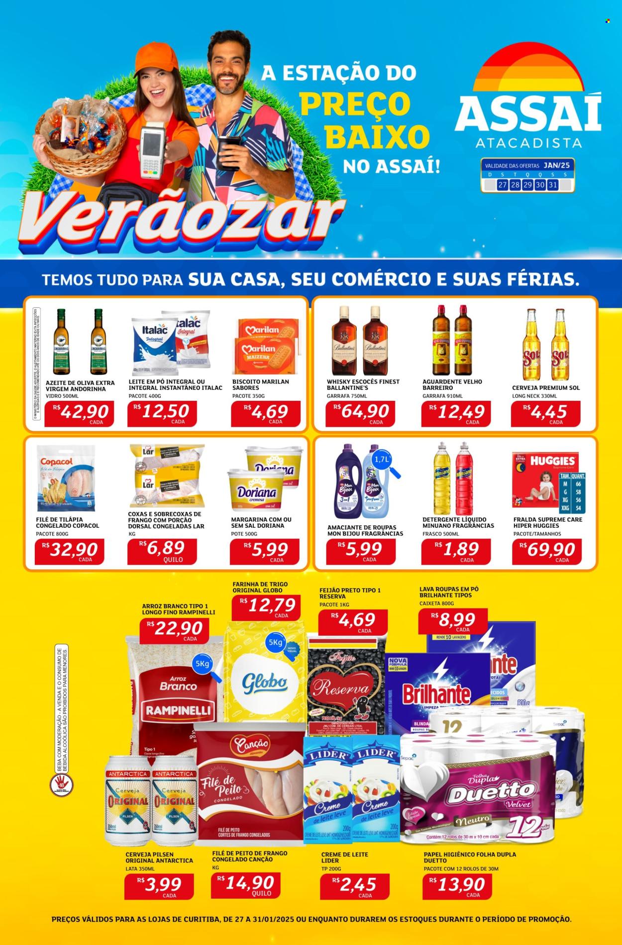 Folheto Assaí Atacadista - 27/01/2025 - 31/01/2025. Página 1