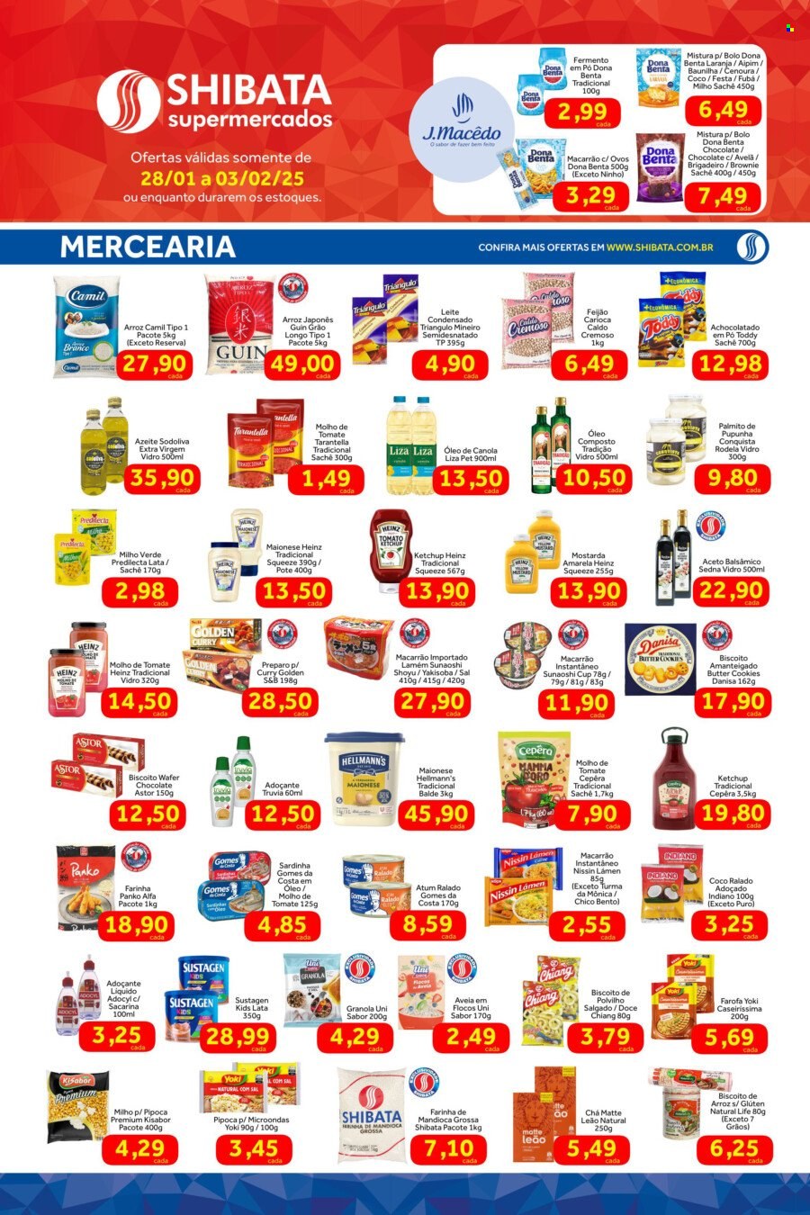 Folheto Shibata Supermercados - 28/01/2025 - 03/02/2025. Página 2