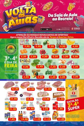 Folheto Shibata Supermercados - 28/01/2025 - 03/02/2025.