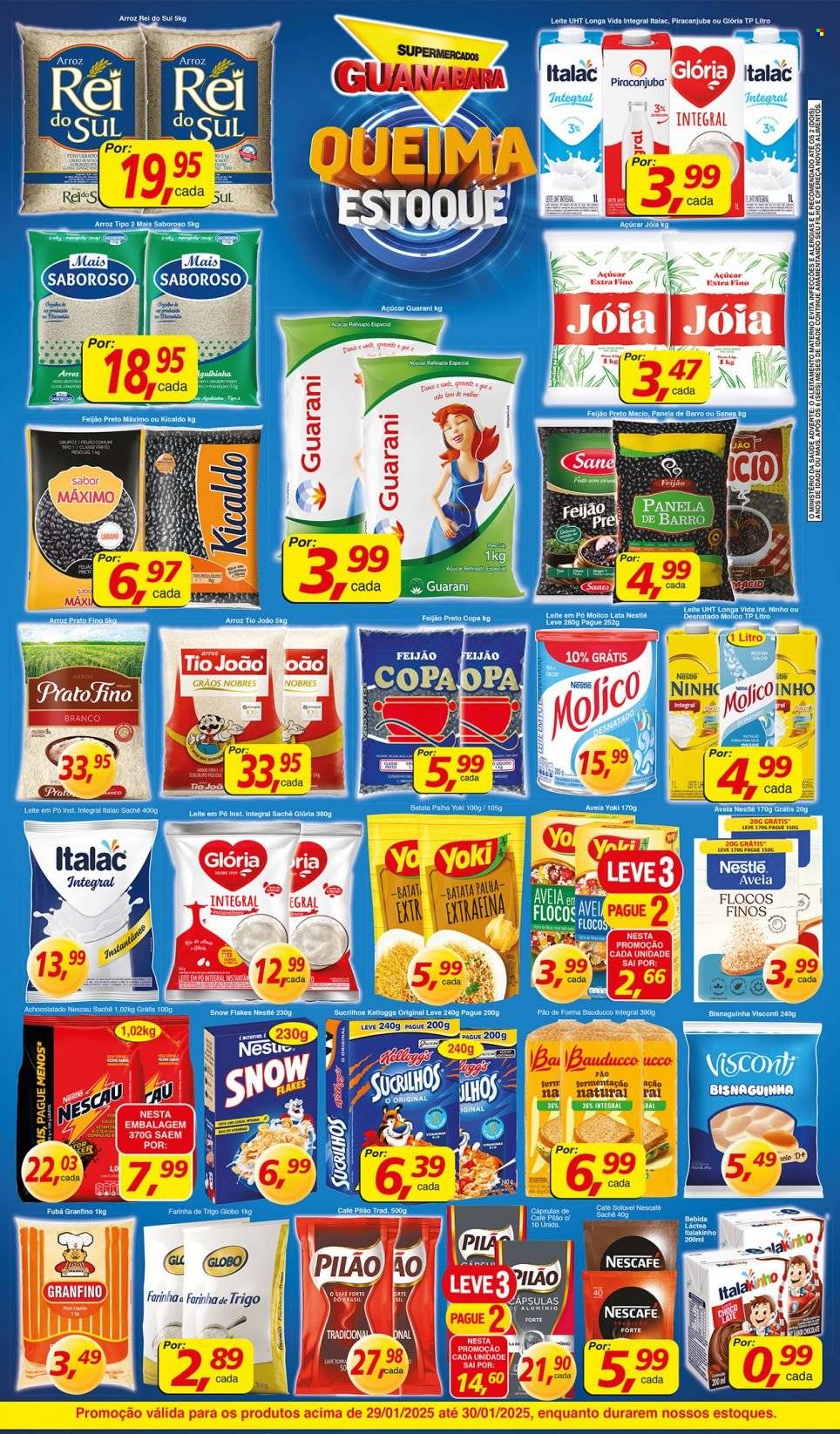 Folheto Supermercados Guanabara - 29/01/2025 - 30/01/2025. Página 11