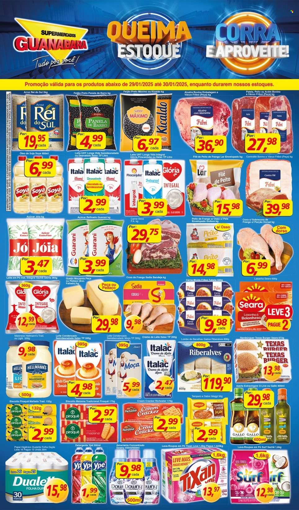 Folheto Supermercados Guanabara - 29/01/2025 - 30/01/2025. Página 12