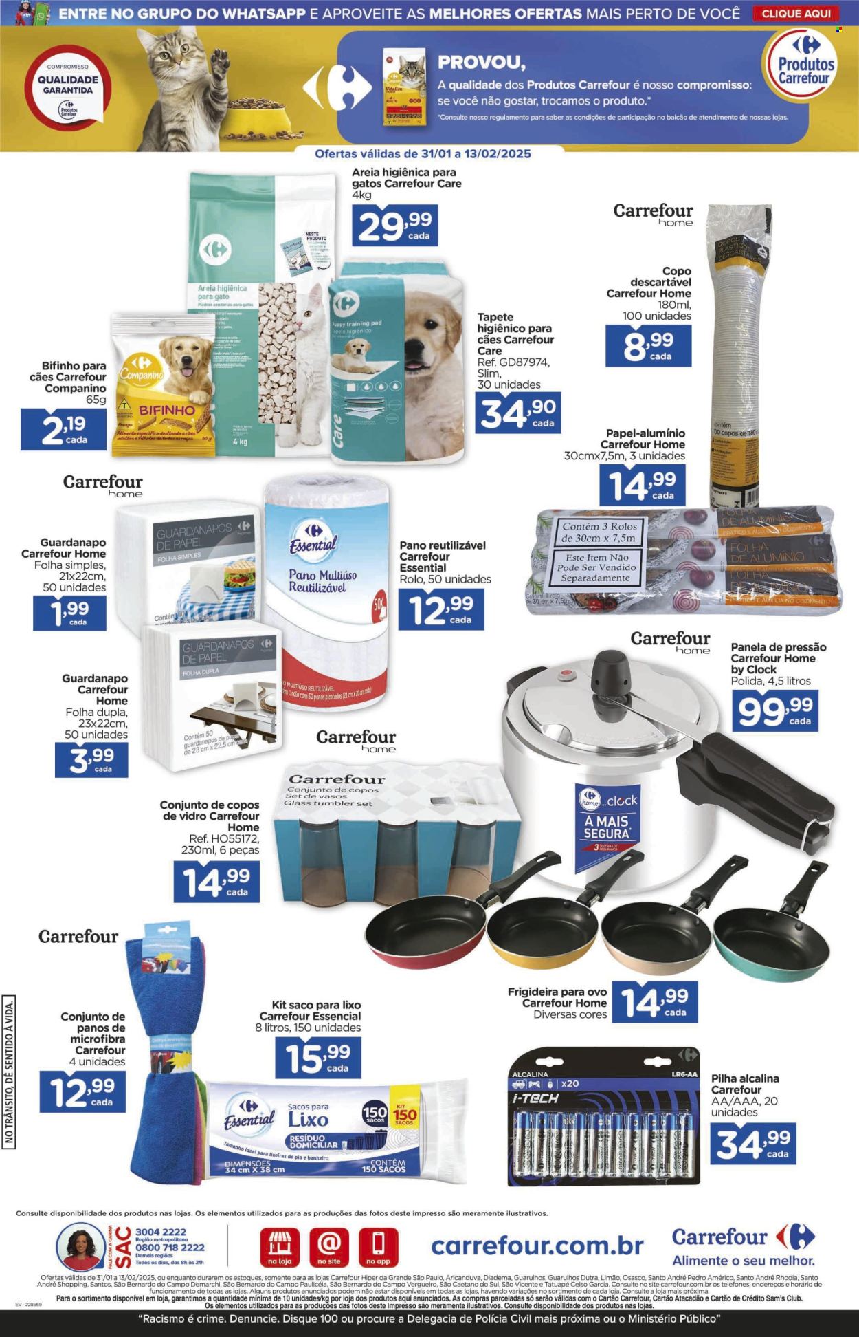 Folheto Carrefour Hiper - 31/01/2025 - 06/02/2025. Página 16
