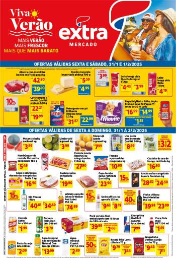 Folheto Mercado Extra - 31/01/2025 - 02/02/2025.