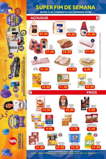 Folheto Shibata Supermercados - 31/01/2025 - 02/02/2025.