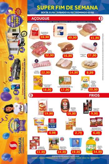 Folheto Shibata Supermercados - 31/01/2025 - 02/02/2025.