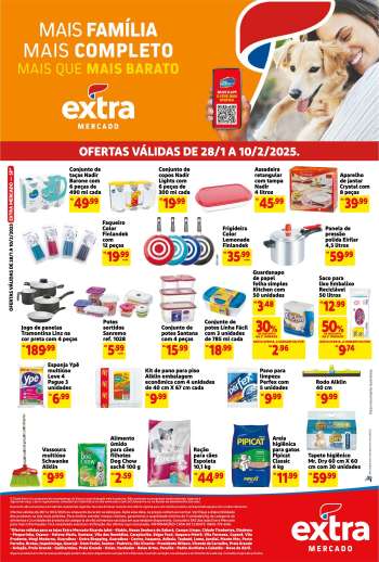 Folheto Mercado Extra - 28/01/2025 - 10/02/2025.