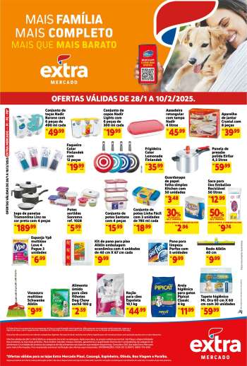 Folheto Mercado Extra - 28/01/2025 - 10/02/2025.