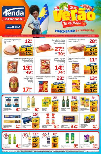Folheto Tenda Atacado - 03/02/2025 - 03/02/2025.