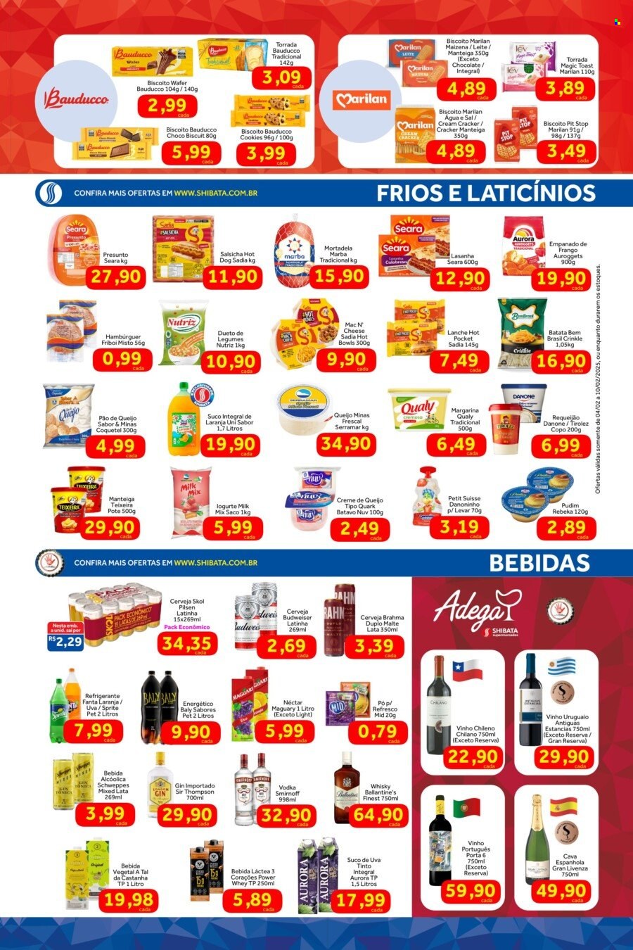 Folheto Shibata Supermercados - 04/02/2025 - 10/02/2025. Página 3