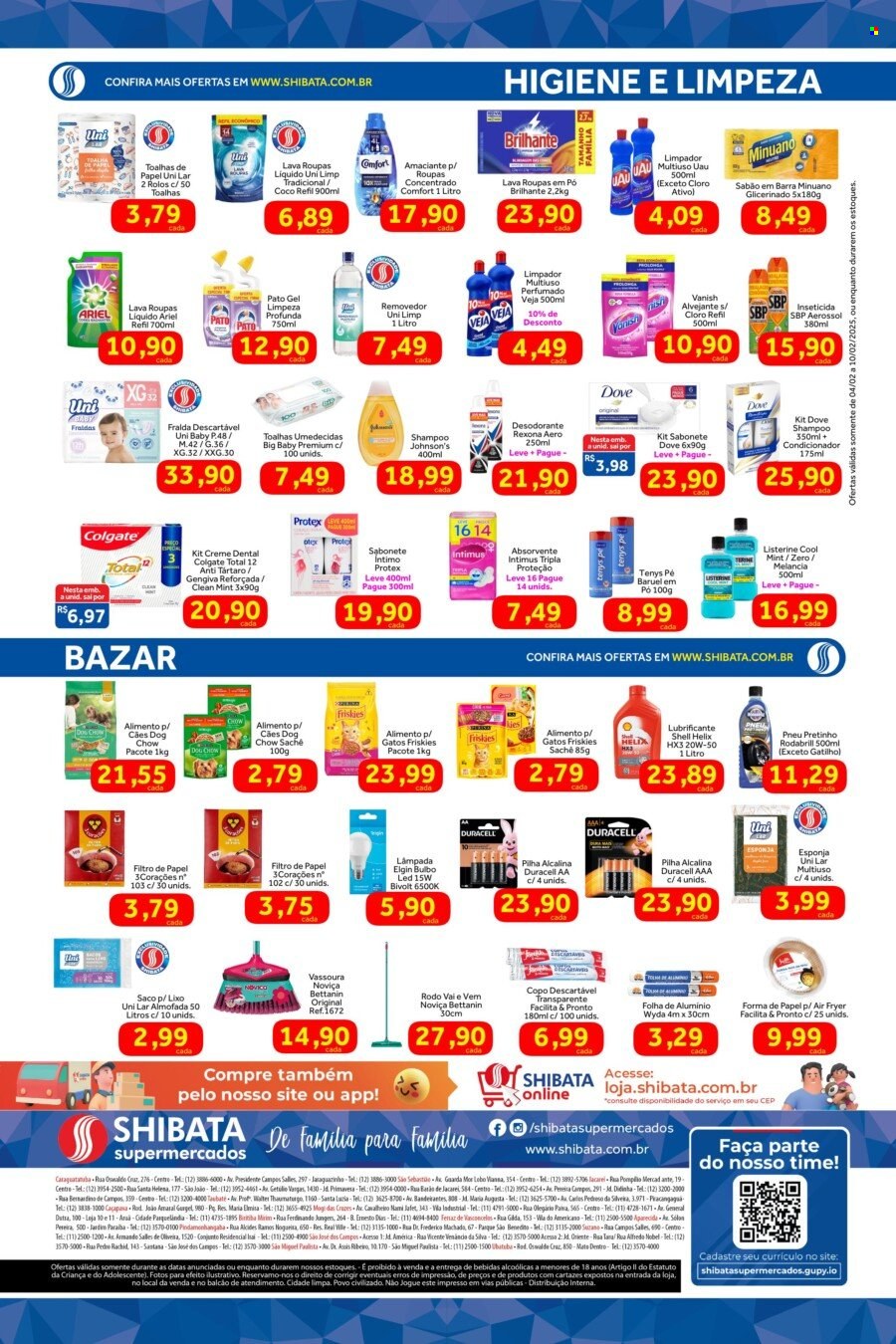 Folheto Shibata Supermercados - 04/02/2025 - 10/02/2025. Página 4