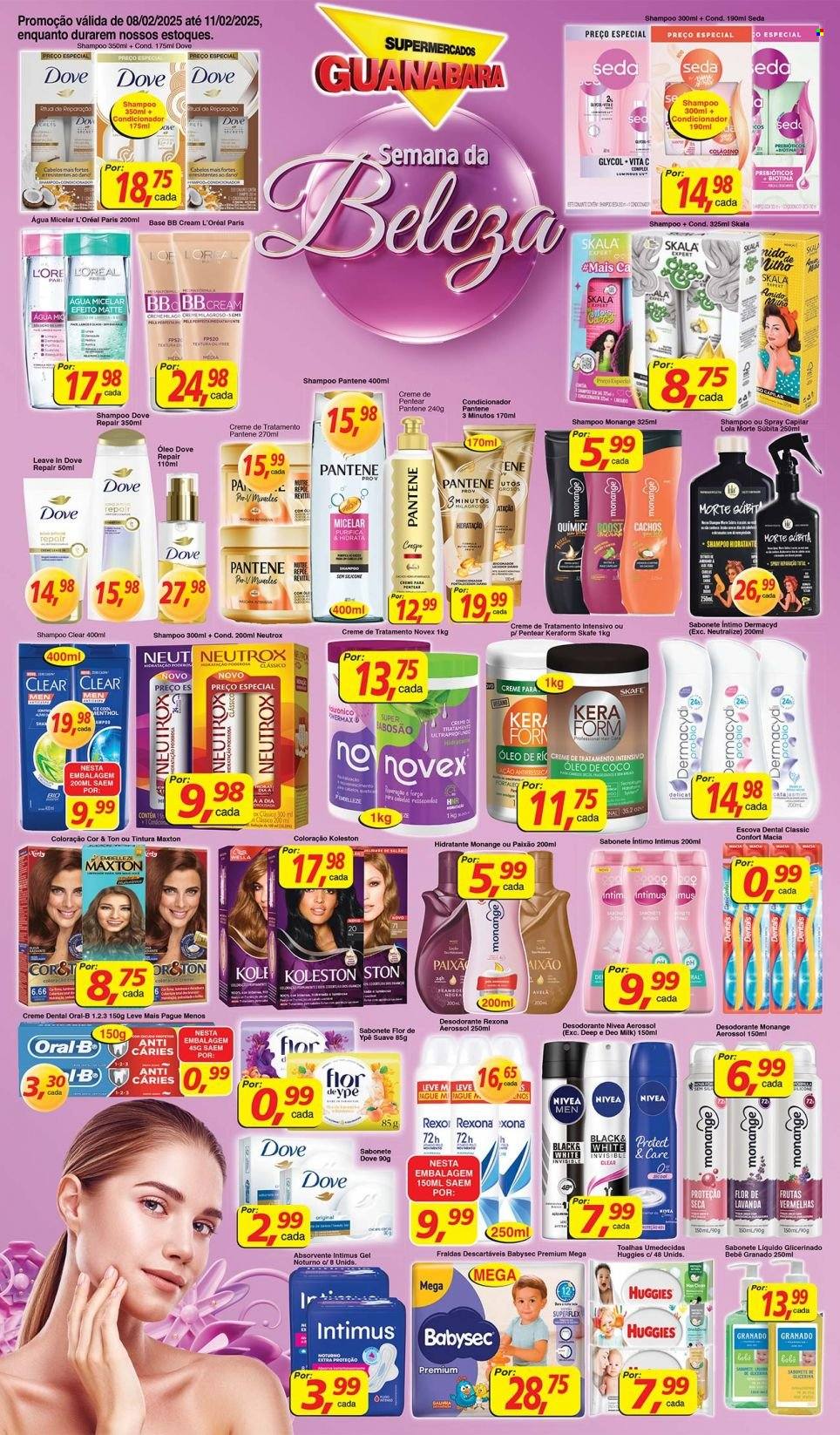 Folheto Supermercados Guanabara - 08/02/2025 - 11/02/2025. Página 1