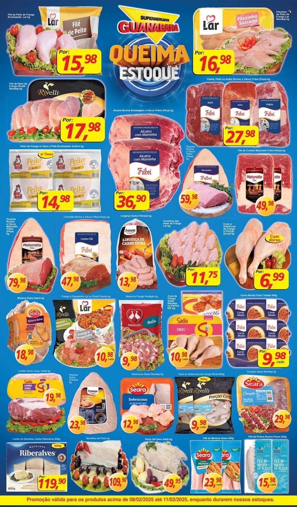 Folheto Supermercados Guanabara - 08/02/2025 - 11/02/2025. Página 9