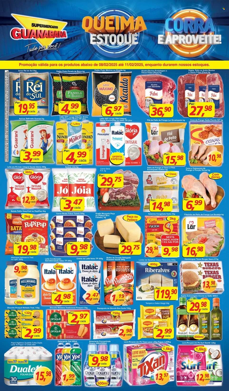 Folheto Supermercados Guanabara - 08/02/2025 - 11/02/2025. Página 12
