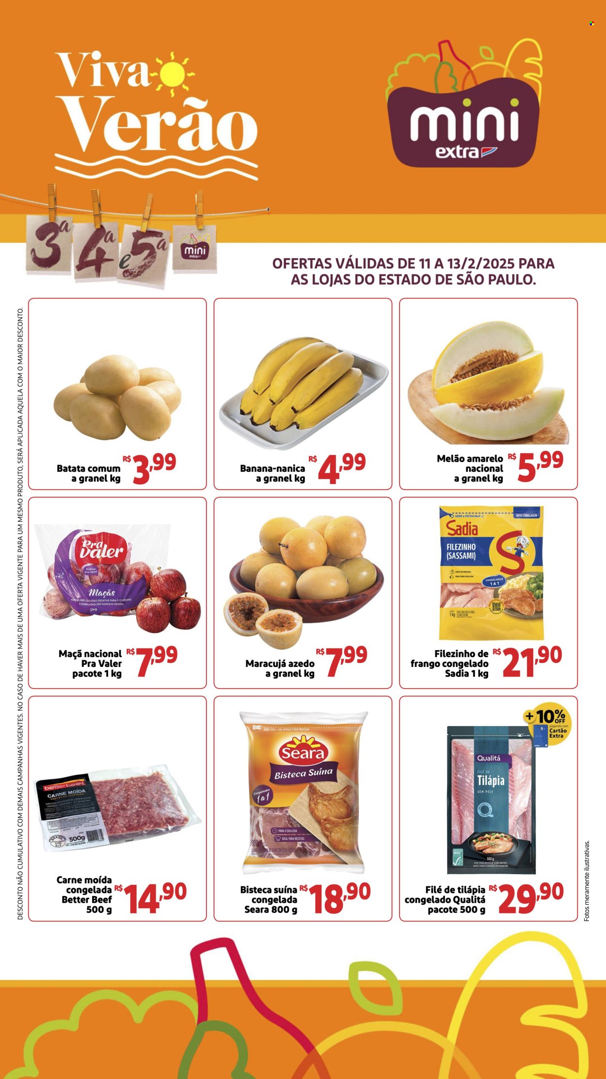 Folheto Mini Extra - 11/02/2025 - 13/02/2025. Página 1