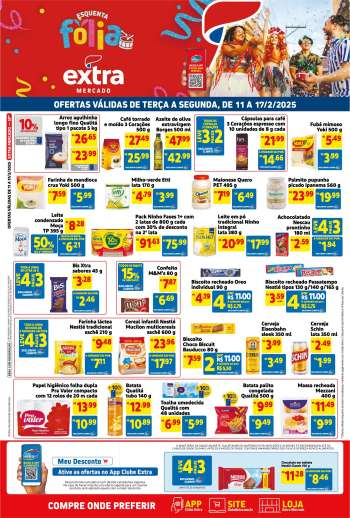 Folheto Mercado Extra - 11/02/2025 - 17/02/2025.
