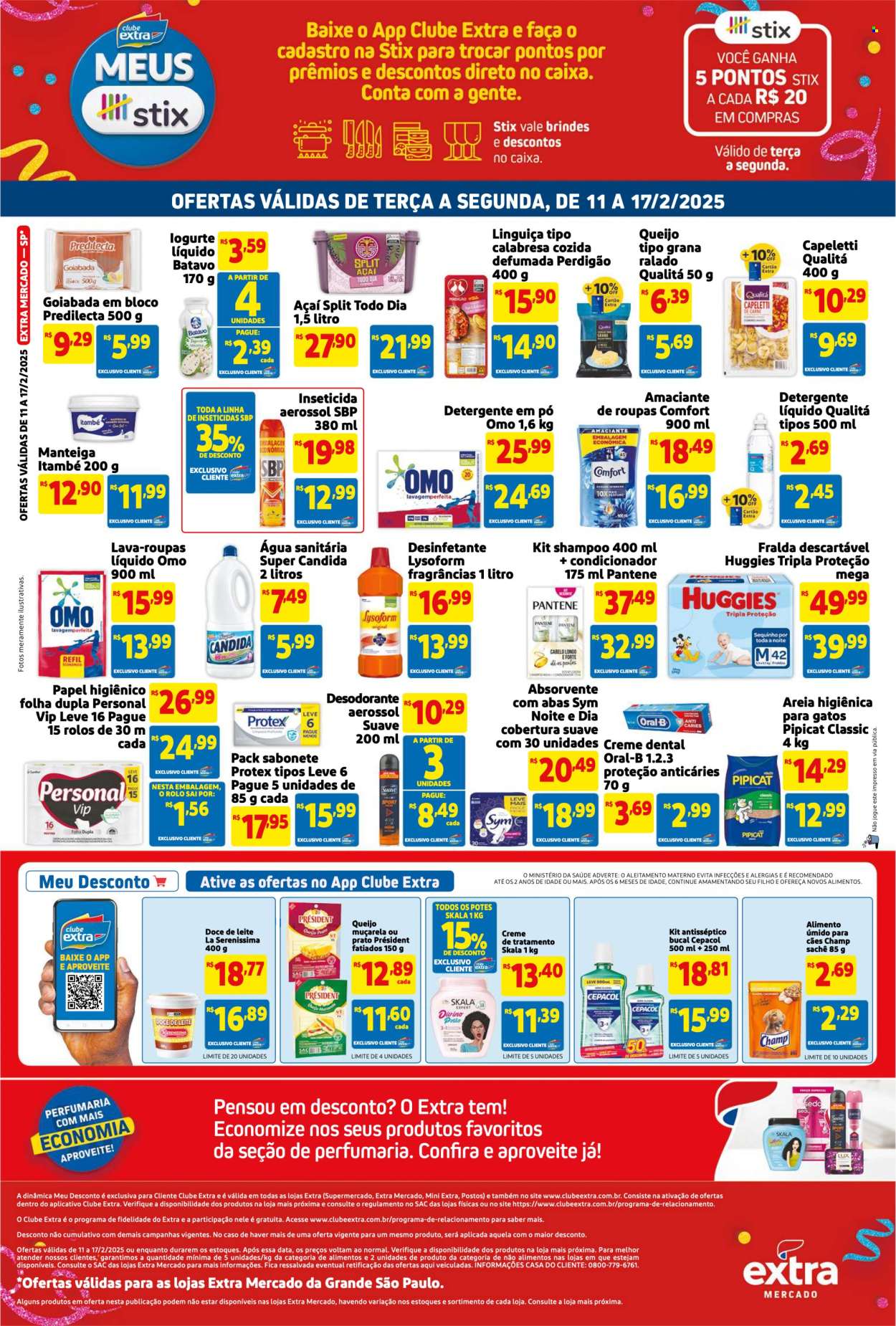 Folheto Mercado Extra - 11/02/2025 - 17/02/2025. Página 2