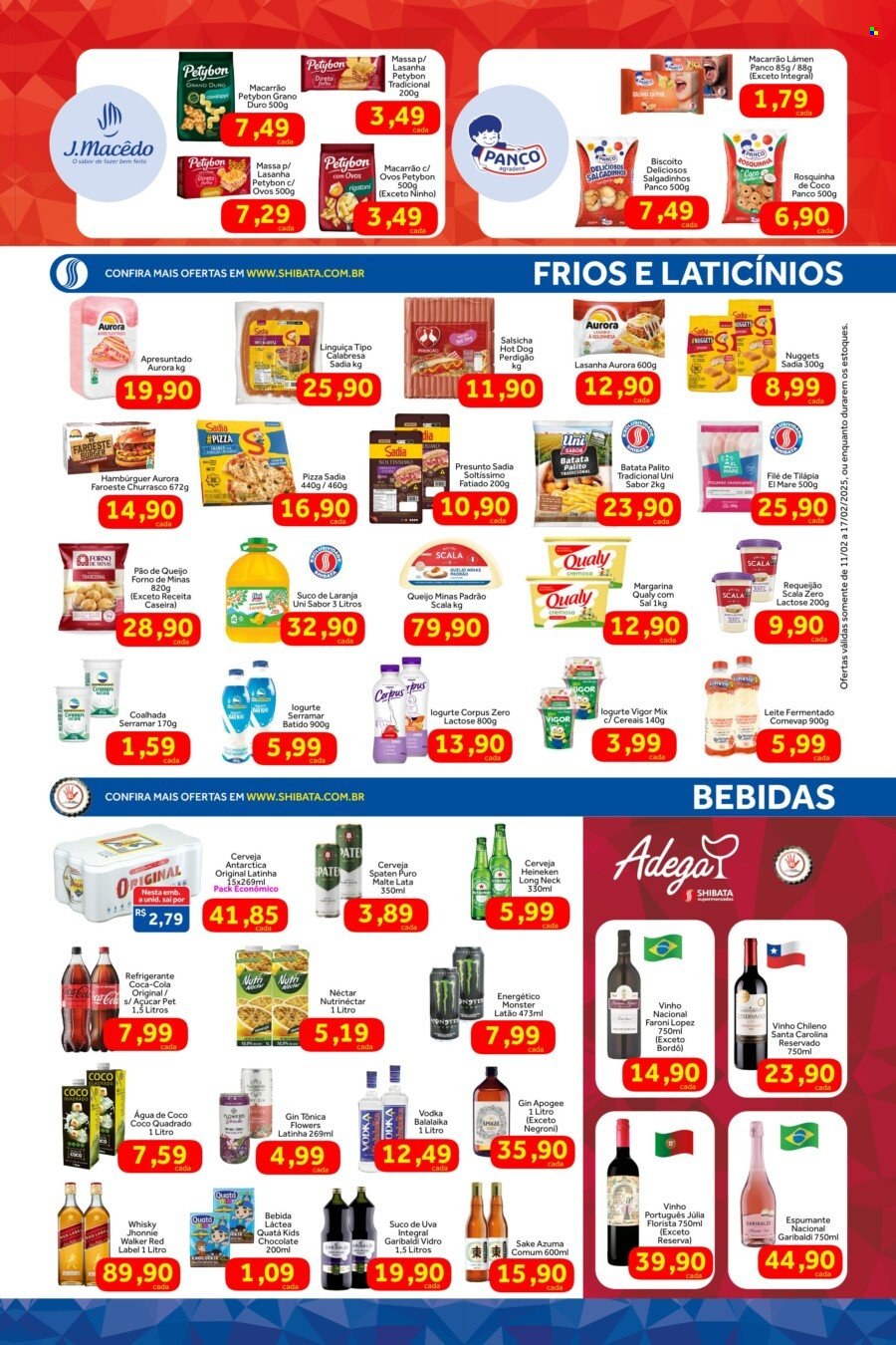Folheto Shibata Supermercados - 11/02/2025 - 17/02/2025. Página 3