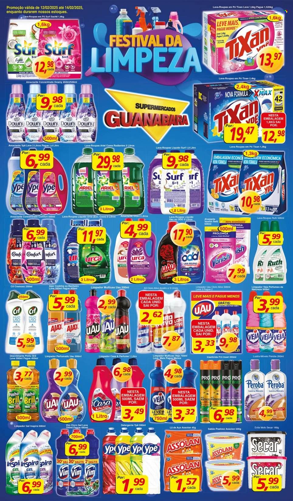Folheto Supermercados Guanabara - 12/02/2025 - 14/02/2025. Página 6