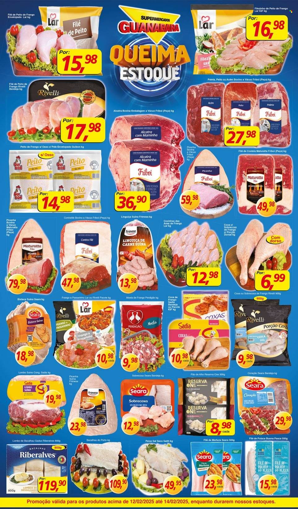 Folheto Supermercados Guanabara - 12/02/2025 - 14/02/2025. Página 9