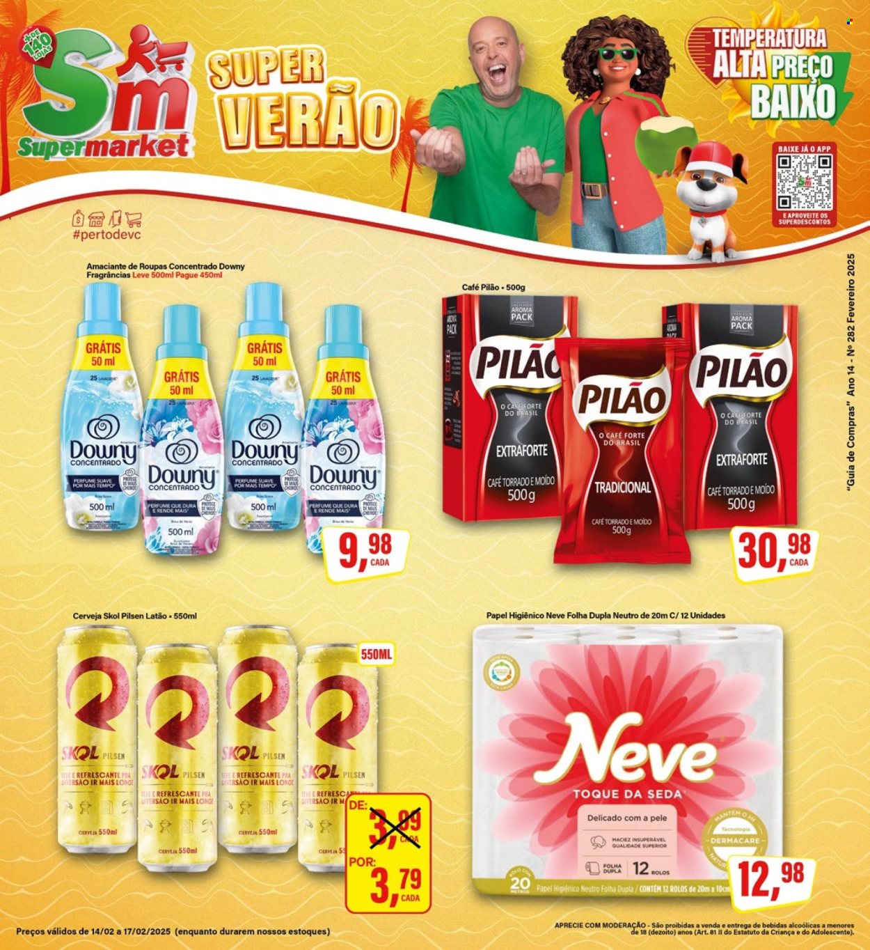Folheto Rede Supermarket - 14/02/2025 - 17/02/2025. Página 1