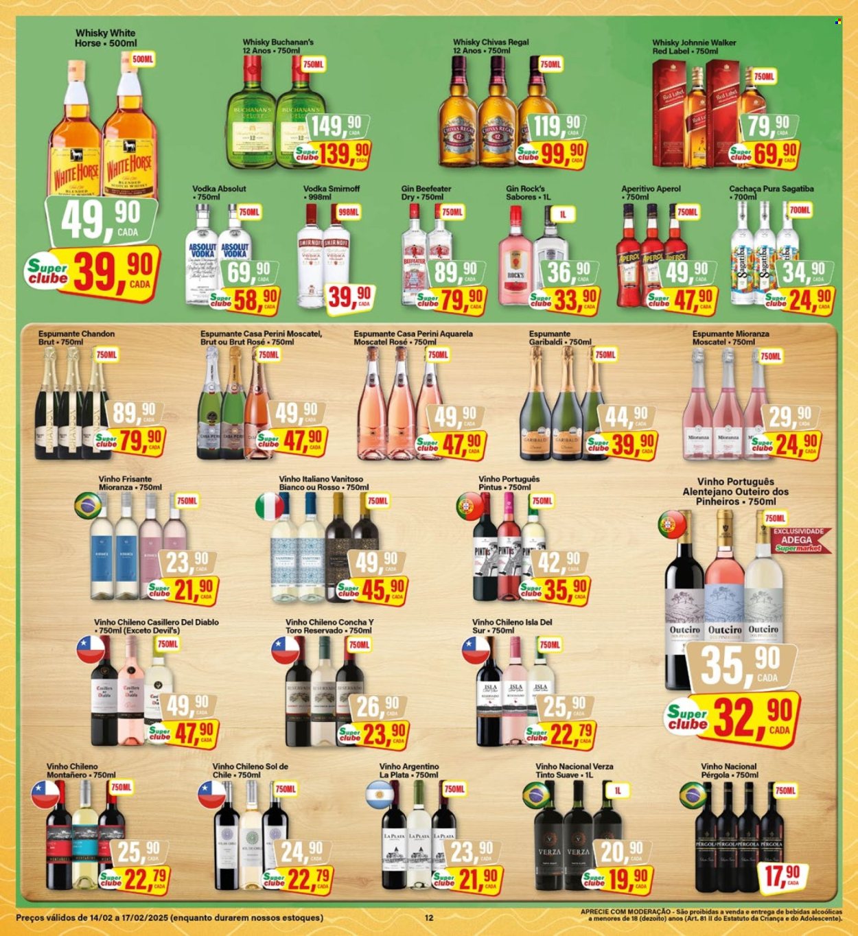 Folheto Rede Supermarket - 14/02/2025 - 17/02/2025. Página 12
