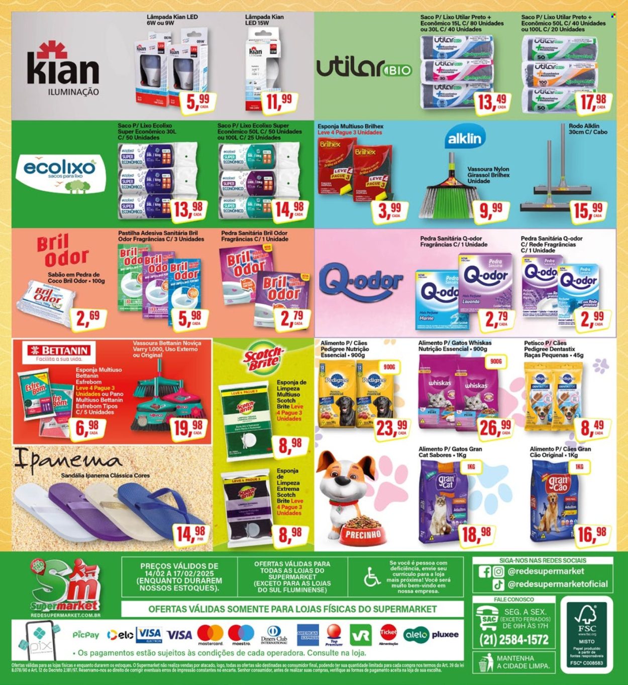 Folheto Rede Supermarket - 14/02/2025 - 17/02/2025. Página 17