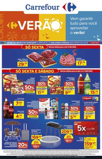 Folheto Carrefour Hiper - 14/02/2025 - 20/02/2025.