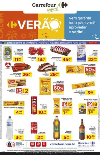Folheto Carrefour Bairro - 14/02/2025 - 16/02/2025.
