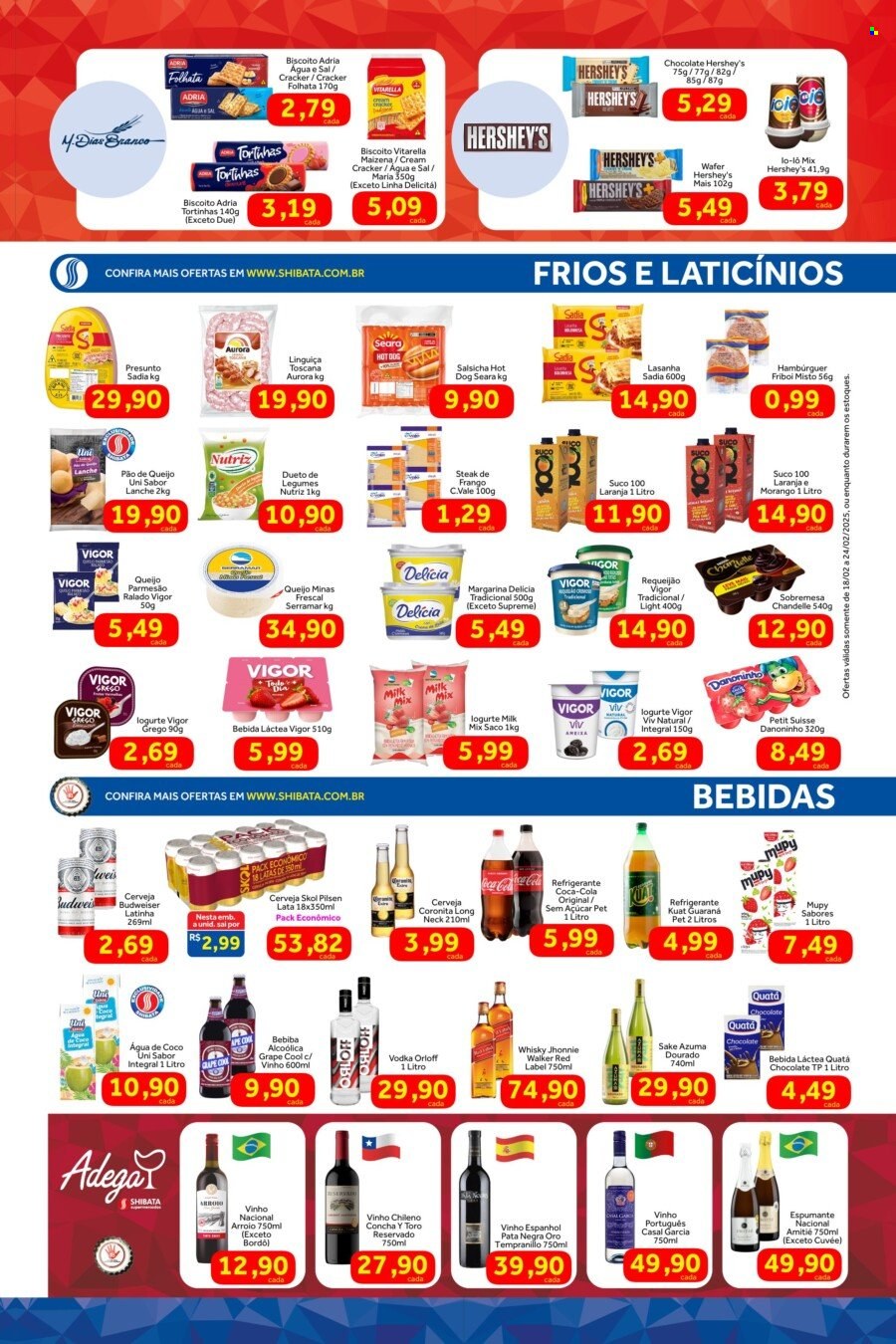 Folheto Shibata Supermercados - 18/02/2025 - 24/02/2025. Página 3