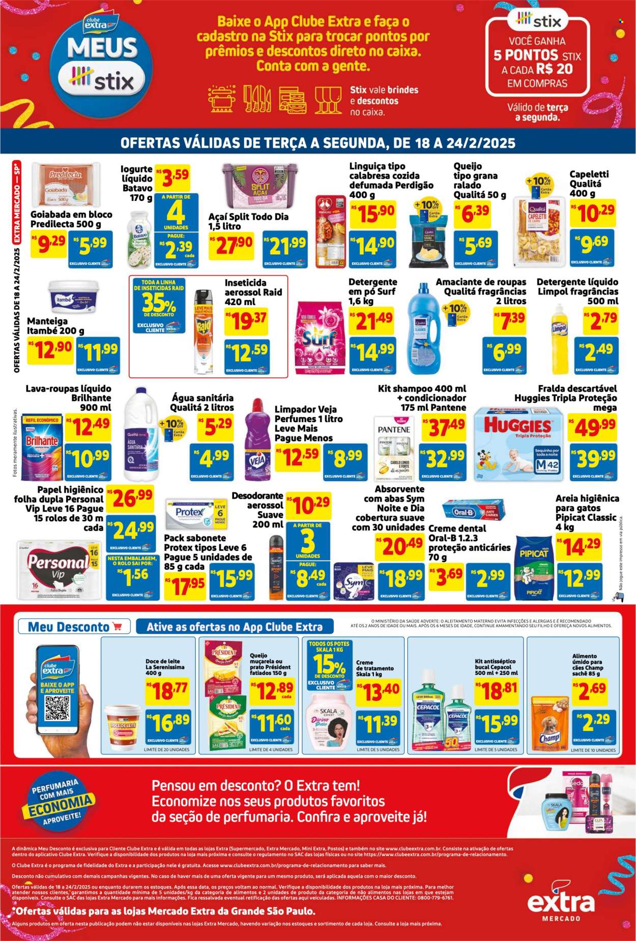 Folheto Mercado Extra - 18/02/2025 - 24/02/2025. Página 2