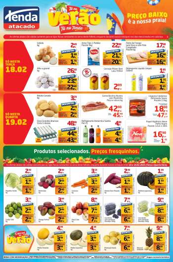 Folheto Tenda Atacado - 18/02/2025 - 19/02/2025.