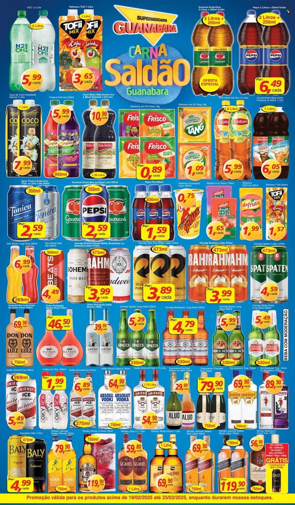 Folheto Supermercados Guanabara - 19/02/2025 - 23/02/2025. Página 4