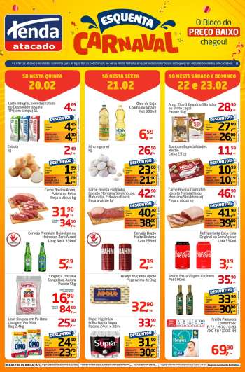 Folheto Tenda Atacado - 20/02/2025 - 23/02/2025.