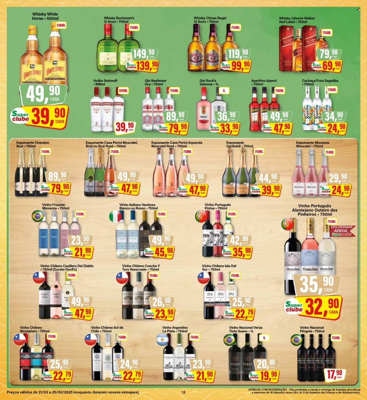 Folheto Rede Supermarket - 21/02/2025 - 24/02/2025. Página 12