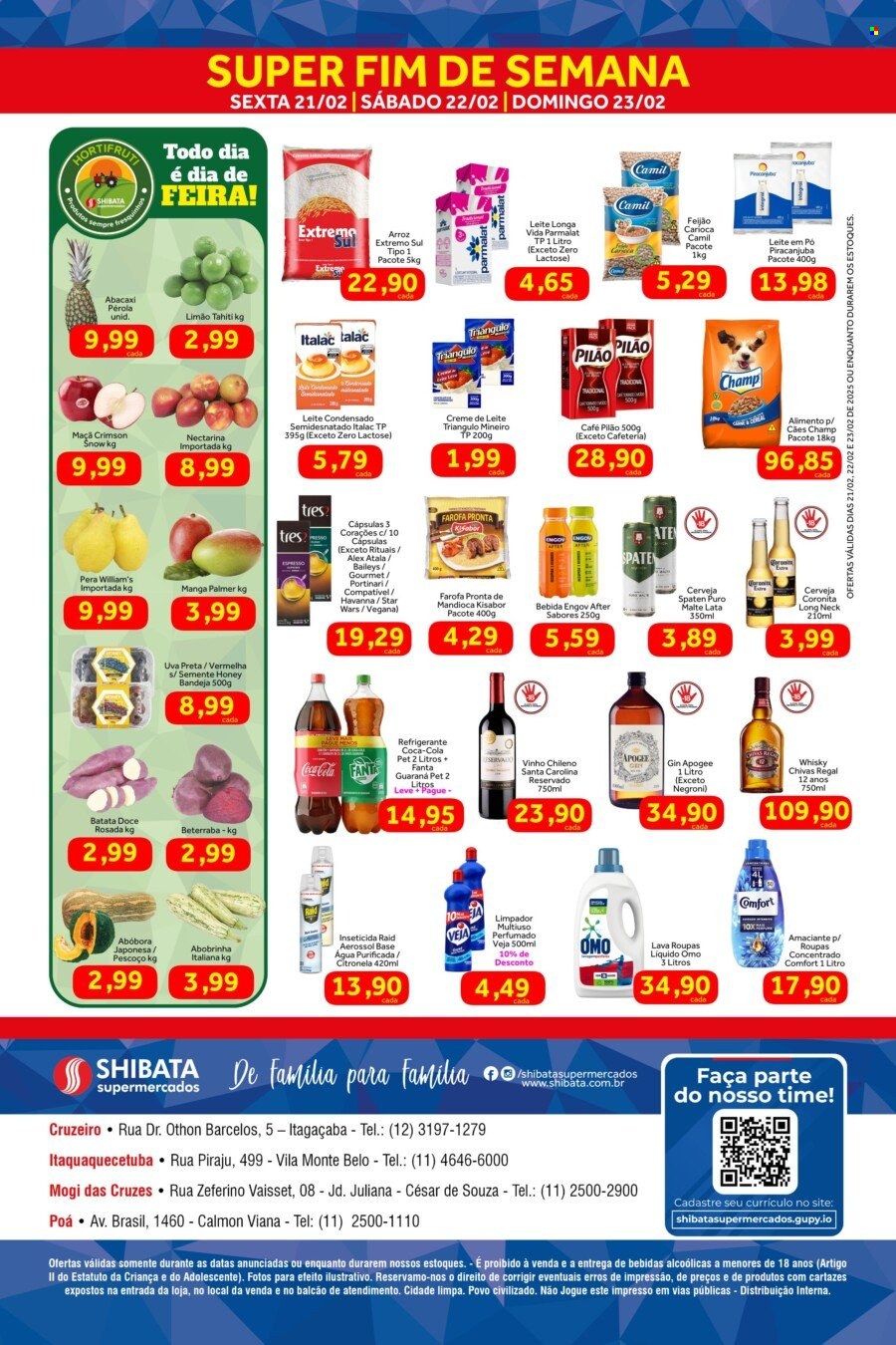 Folheto Shibata Supermercados - 21/02/2025 - 23/02/2025. Página 2