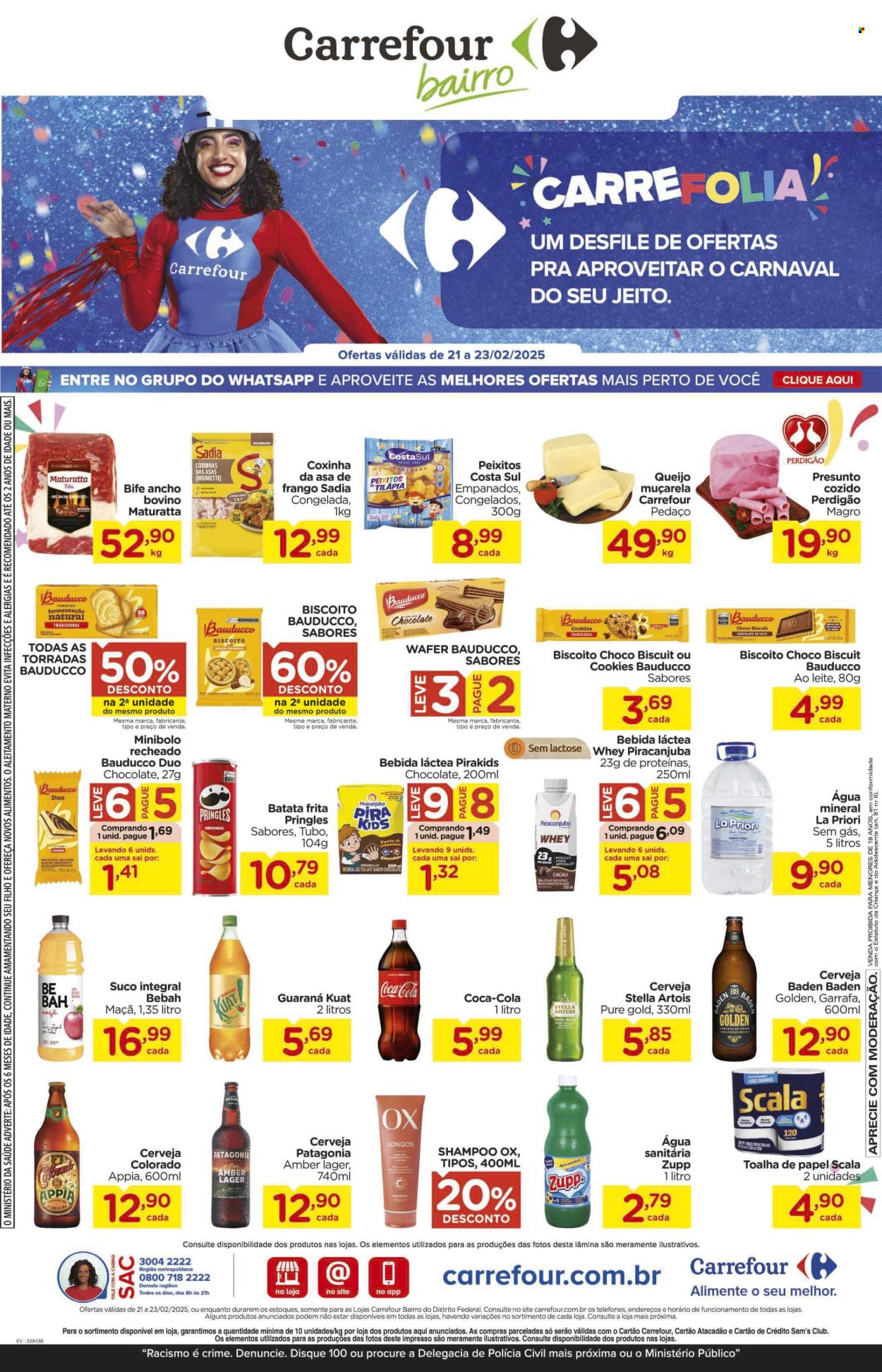 Folheto Carrefour Bairro - 21/02/2025 - 23/02/2025. Página 1