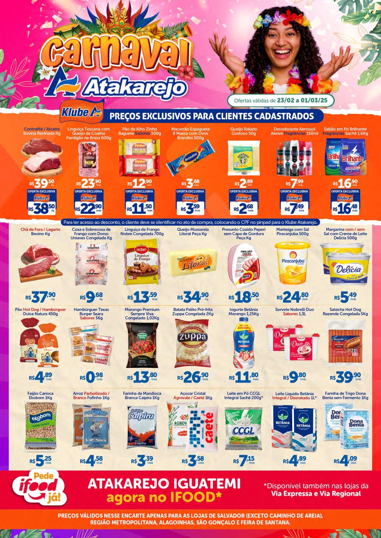 Folheto Atakadão Atakarejo - 23/02/2025 - 01/03/2025. Página 1