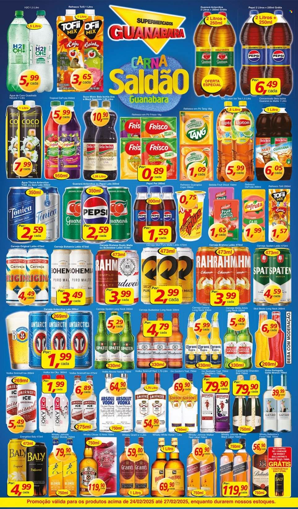 Folheto Supermercados Guanabara - 24/02/2025 - 27/02/2025. Página 4