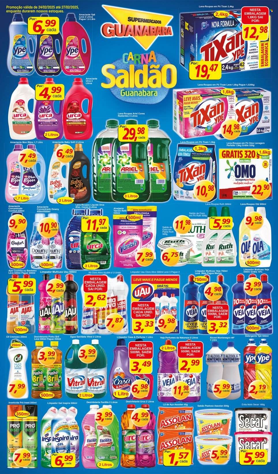 Folheto Supermercados Guanabara - 24/02/2025 - 27/02/2025. Página 8