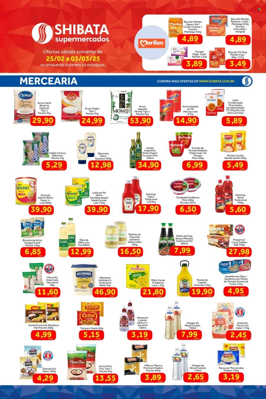 Folheto Shibata Supermercados - 25/02/2025 - 03/03/2025. Página 2